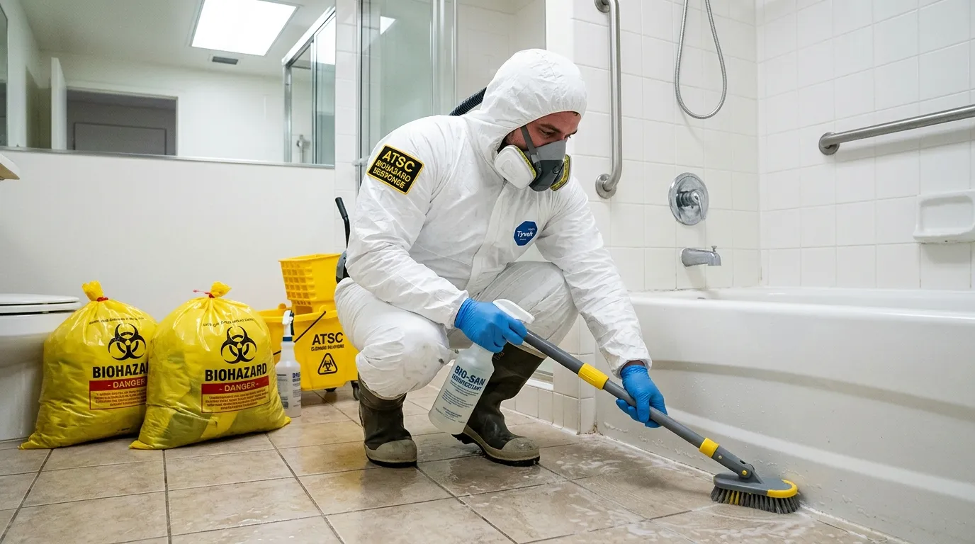 Decontamination equipment deployed for Blood Cleanup in Mesquite